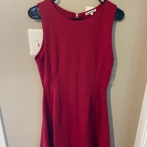 Red Sleeveless Dress